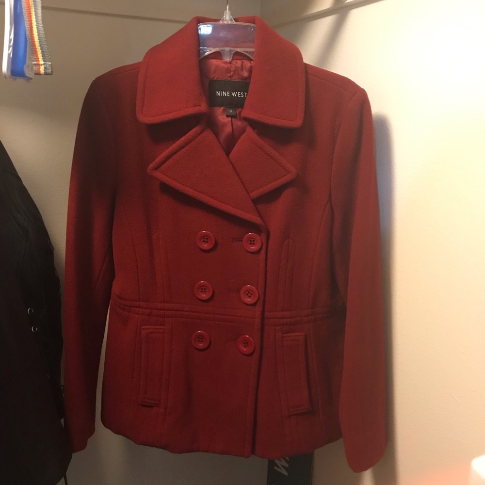 nine west pea coat